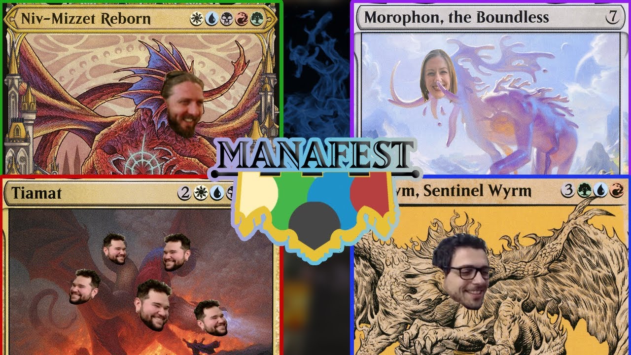 ManaFest Ep 13 - The Year of the Dragon! - TIAMAT v NIV MIZZET v MOROPHON v MIIRYM - EDH