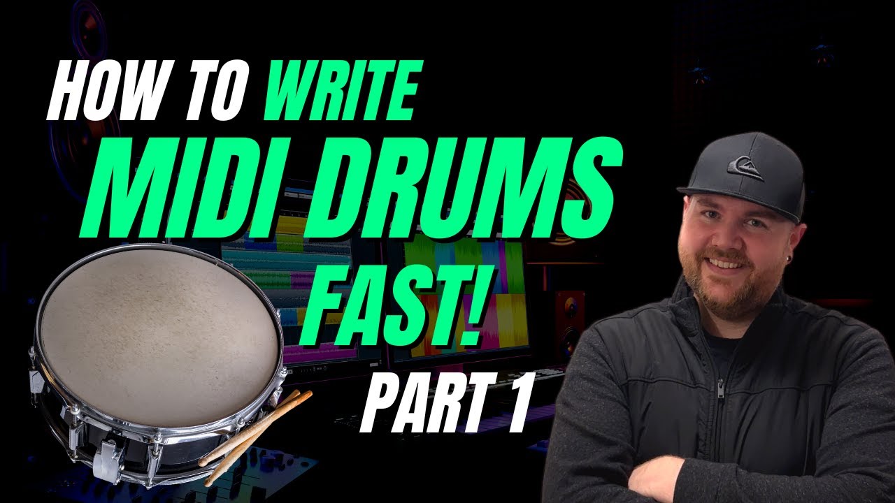 Как быстро записывать MIDI-партии ударных! — Часть 1 — Советы по программированию ударных