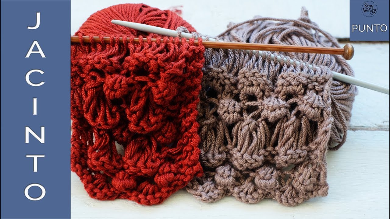 Punto Jacinto: para tejer bolsos en dos agujas - Soy Woolly