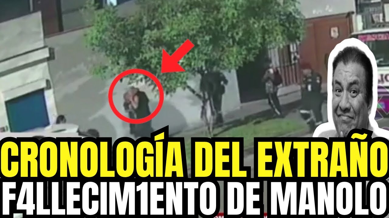 LOS &Uacute;LTIMOS MINUTOS DE MANOLO ROJAS FUERON CAPTADOS POR C&Aacute;MARA DE SEGURIDAD 