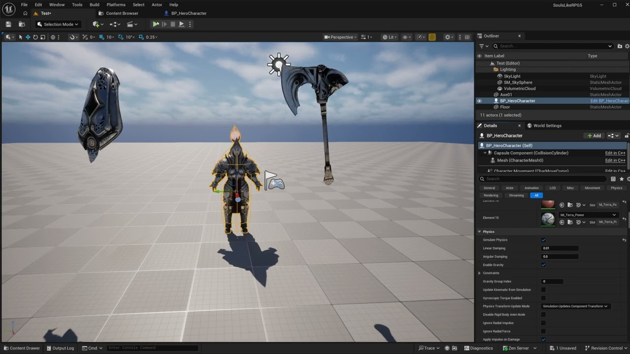 Create a Souls-like #Action #RPG with multiplayer in the #UnrealEngine5 ! #English #05 #diy