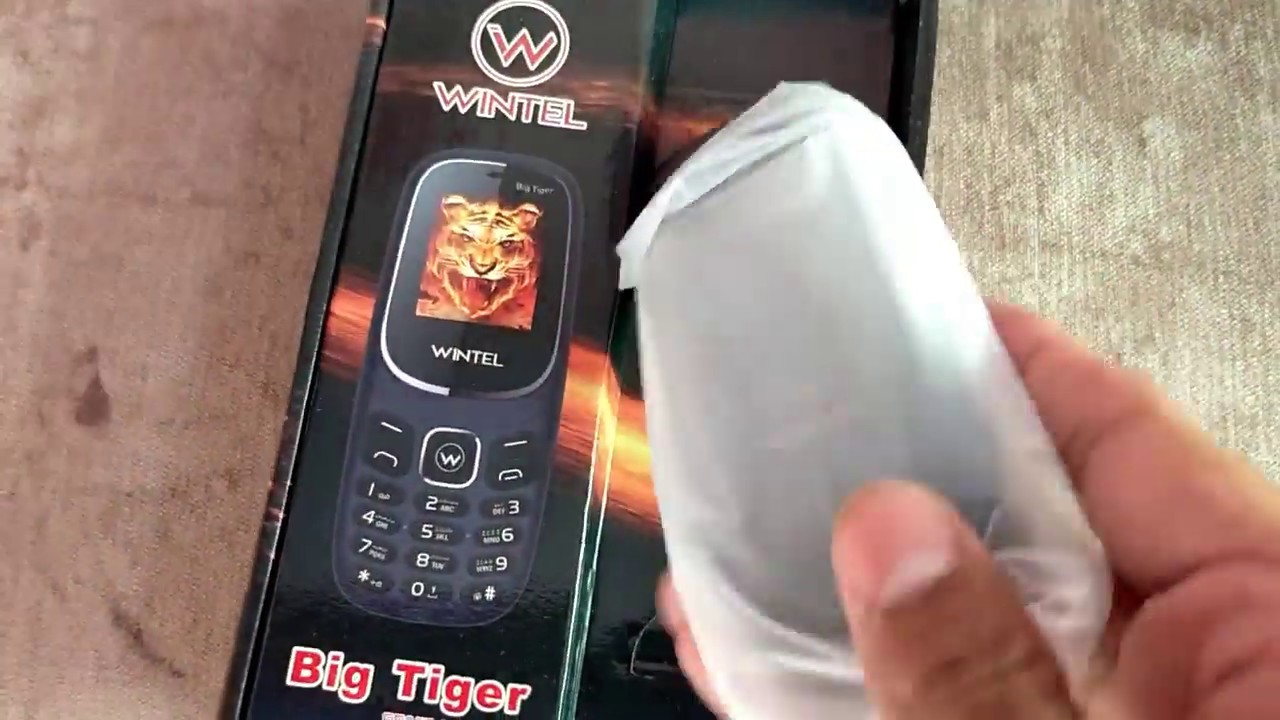 Wintel Big Tiger  Mobile Unboxing Color Coffee Battery 1200 Mah R.S 1250