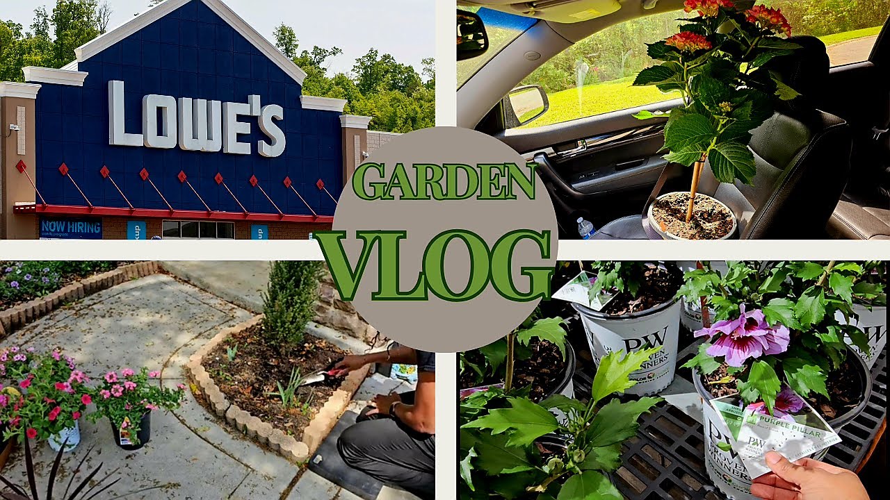 VLOG - Nursery to Garden: Shopping & Planting Annuals | Spend the Day with Me