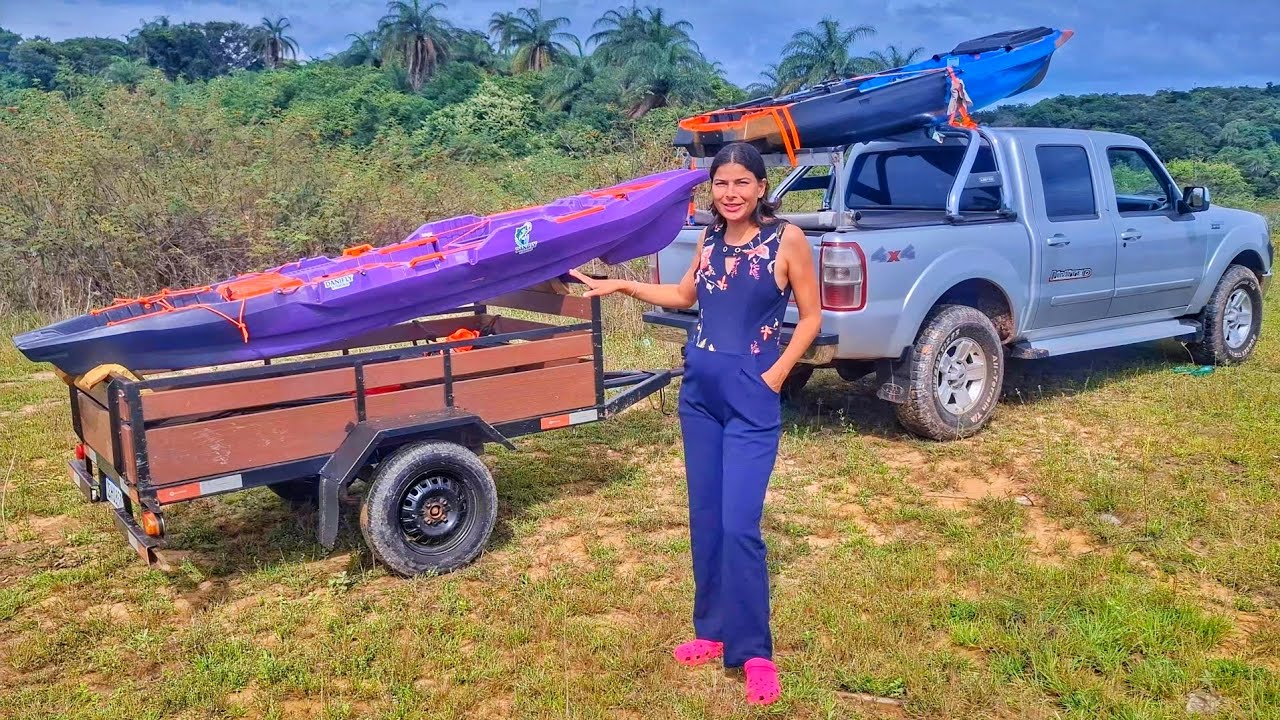 Finalmente na Água! Os Dois Caiaques Juntos em Grande Estilo 🚤🔥