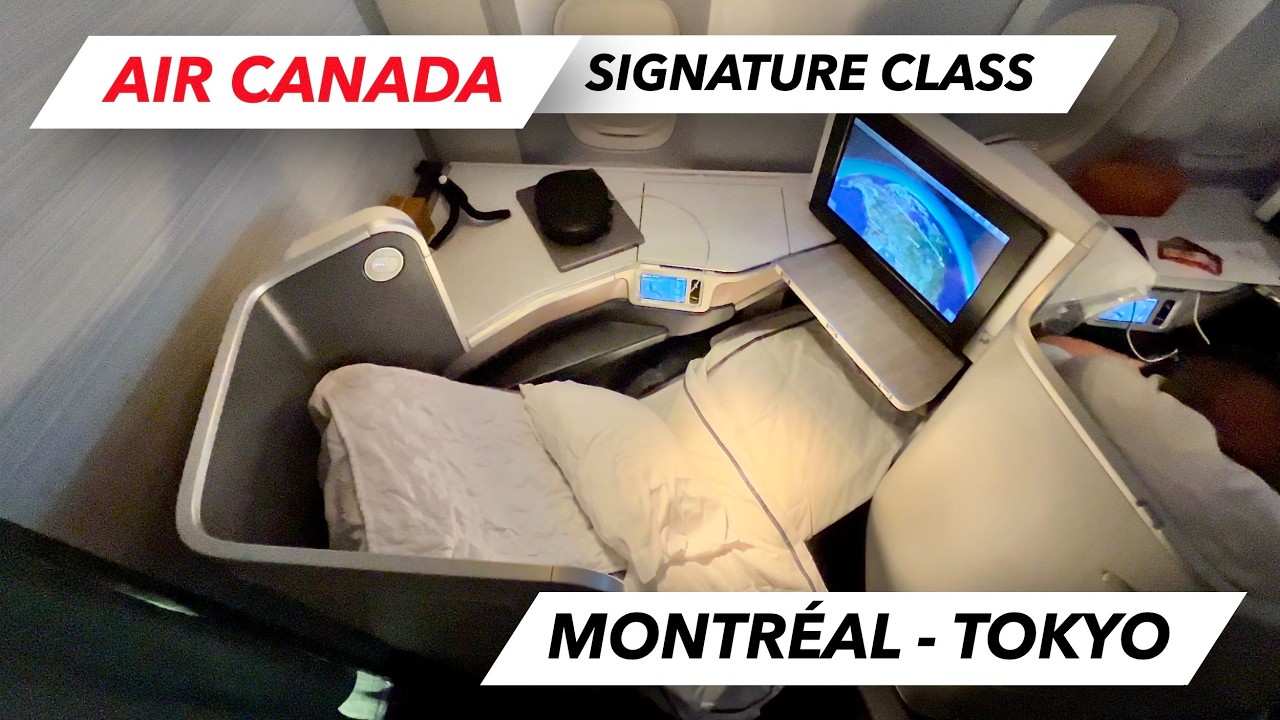 Обзор бизнес-класса Air Canada Signature | Boeing 777-300ER Монреаль &mdash; Токио-Нарита