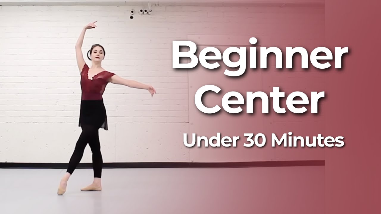 Beginner Ballet Center Work (25 Min Follow Along Class)