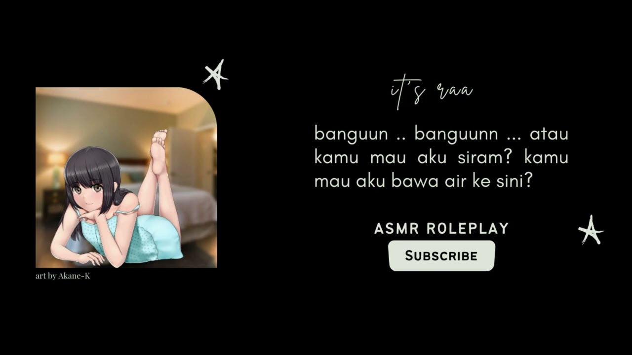 Bangunin kamu susah banget [ASMR Roleplay Indonesia] [F4M] [Soft-spoken] [ASMR Wife] [ASMR Cewek]