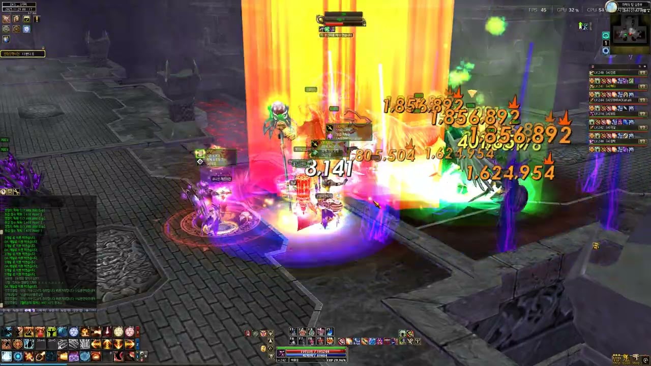 DEKARON 데카론  (돼뽀 슈터)  STIM PACK 길드분들 과  마력의 탑 팟!!! 버프 최강 조합 = 세벞+알벞+사크라