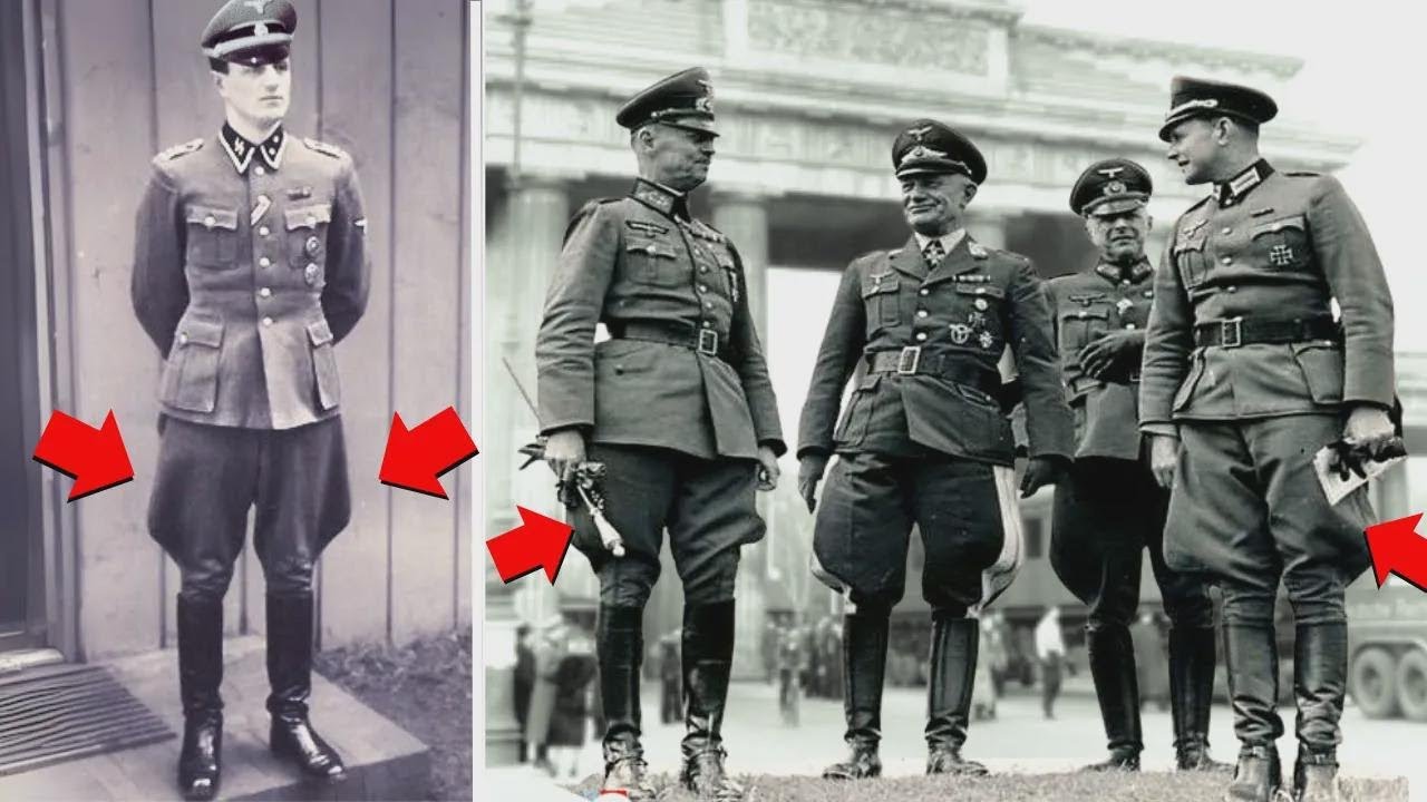 Dlaczego Niemcy nosili takie szerokie spodnie podczas II wojny światowej?