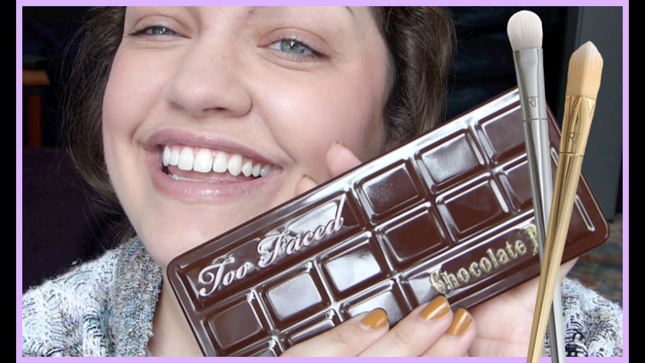GRWM: NEW Real Techniques Brushes & Too Faced Chocolate Bar Palette!