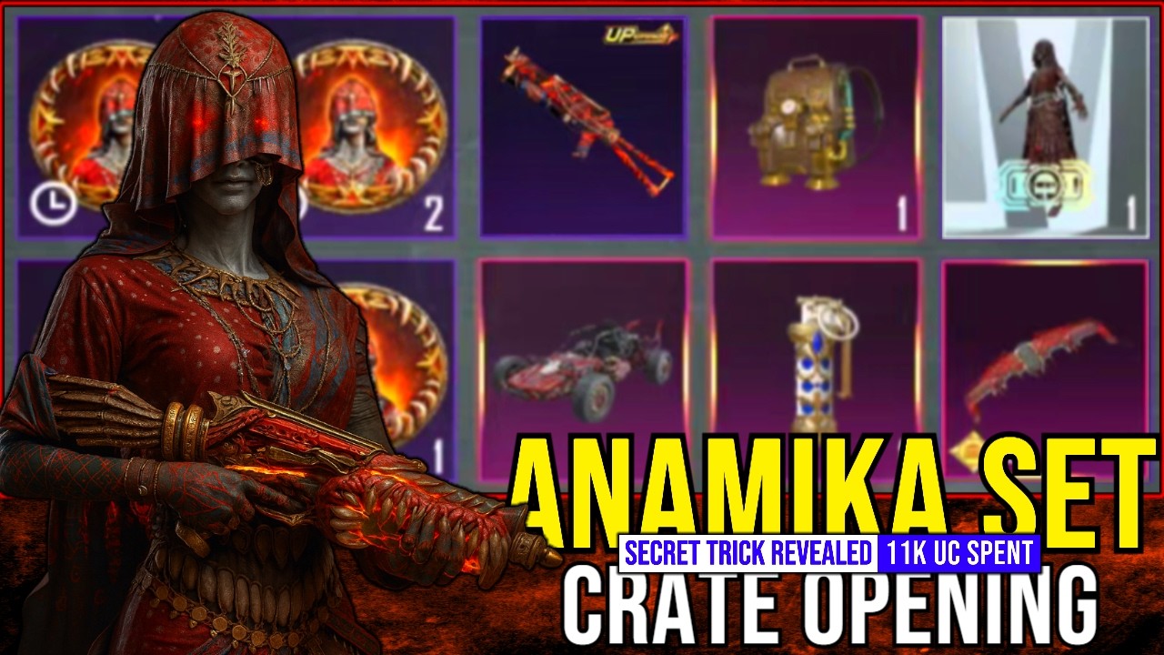 Secret Trick to Get ANAMIKA SET in Just 11000 UC | BGMI Crate Opening