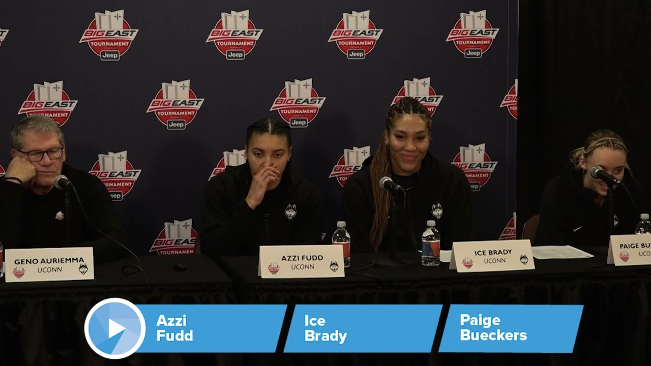 UConn Women's Basketball Player Postgame Press Conference 3/8/25: Big East Tournament vs. St. John's