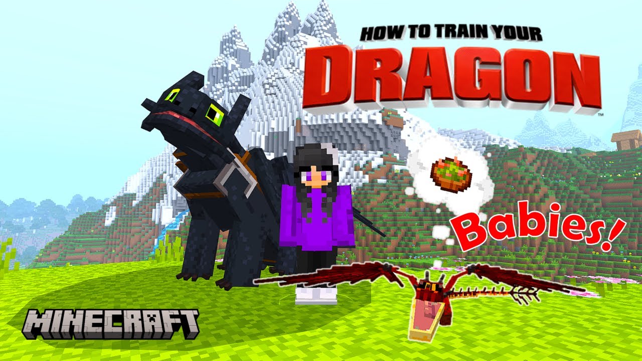 Как приручить дракона в Minecraft / Обновление «Детский дракон»