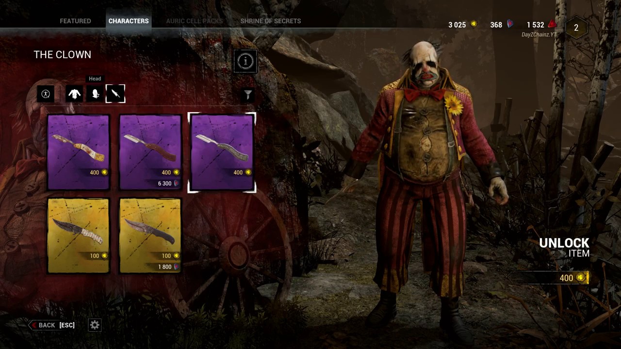 DEAD BY DAYLIGHT [ALL NEW KILLER COSMETICS] [PUBLIC TEST BUILD]