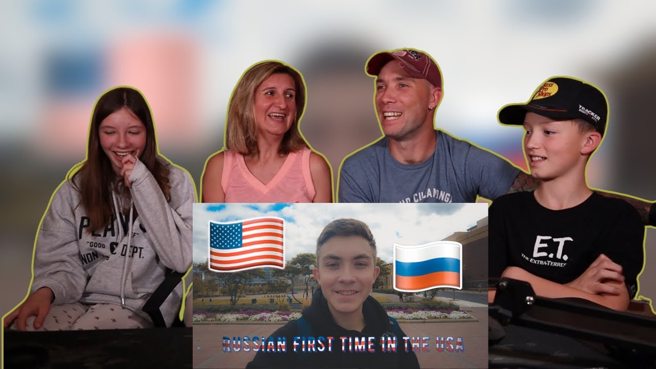 European Family Reacts To Russians First Impression Of America
