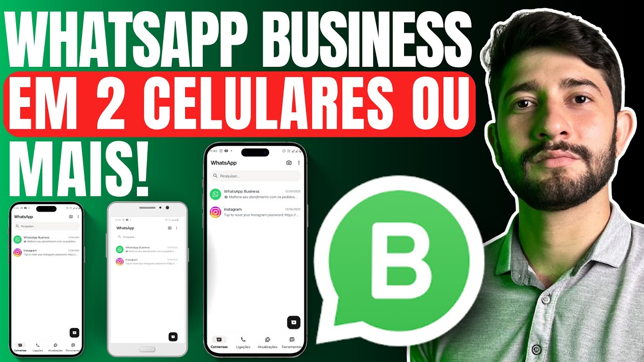 Como Usar o WhatsApp Business em Dois Celulares ou MAIS! (Rápido e Fácil) Tire Todas Suas Dúvidas