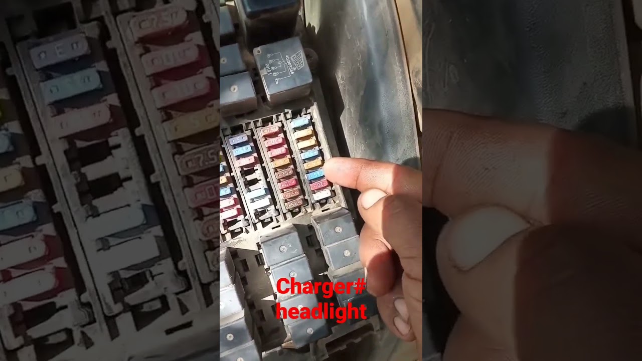 charger# headlight, Kam Nahin kar raha fuse check Pata hone par change Karen