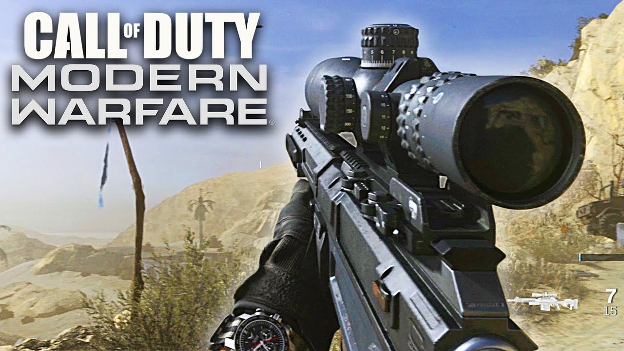 Modern Warfare Gameplay: SNIPING, Chopper Gunner & 20v20 Multiplayer Gameplay! (Call of Duty MW)