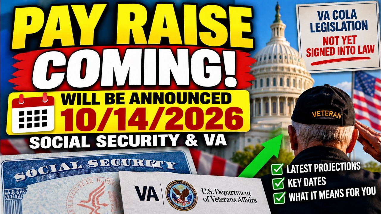 PAY RAISE COMING  2027 VA Disability & Social Security COLA