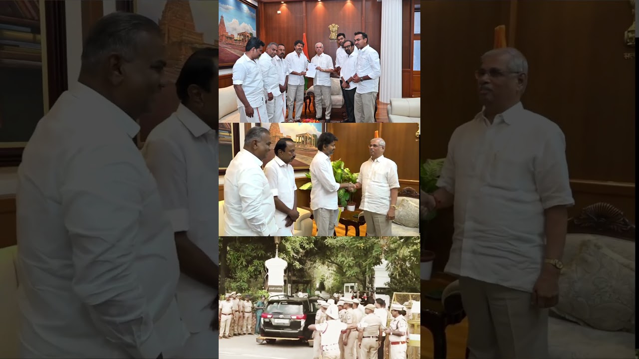 TVK Chief Vijay meet Governor Rajendra Arlekar❤️