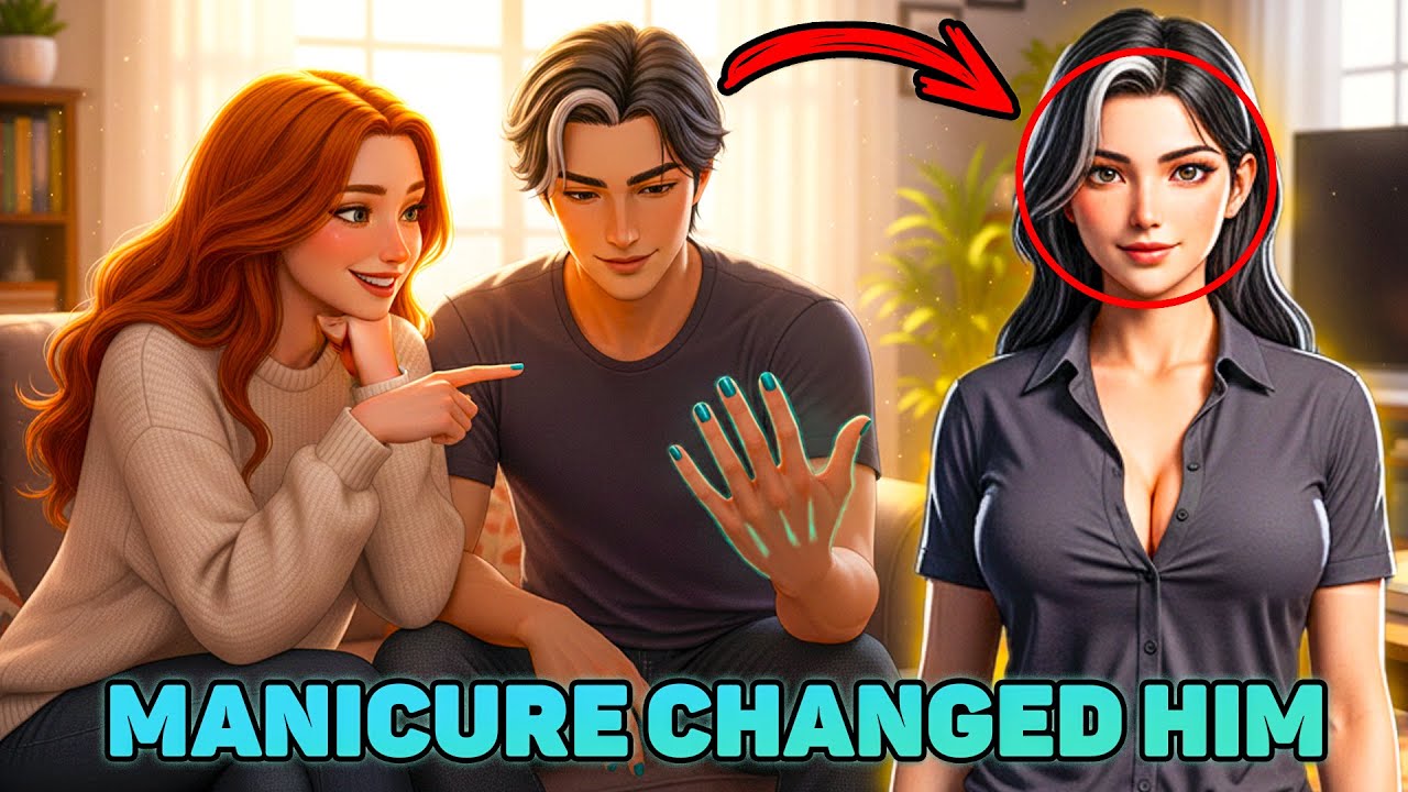Manicure COMPLETELY Changed Her Boyfriend | TG TF Transformation Story Animation (FROM BOY TO GIRL)