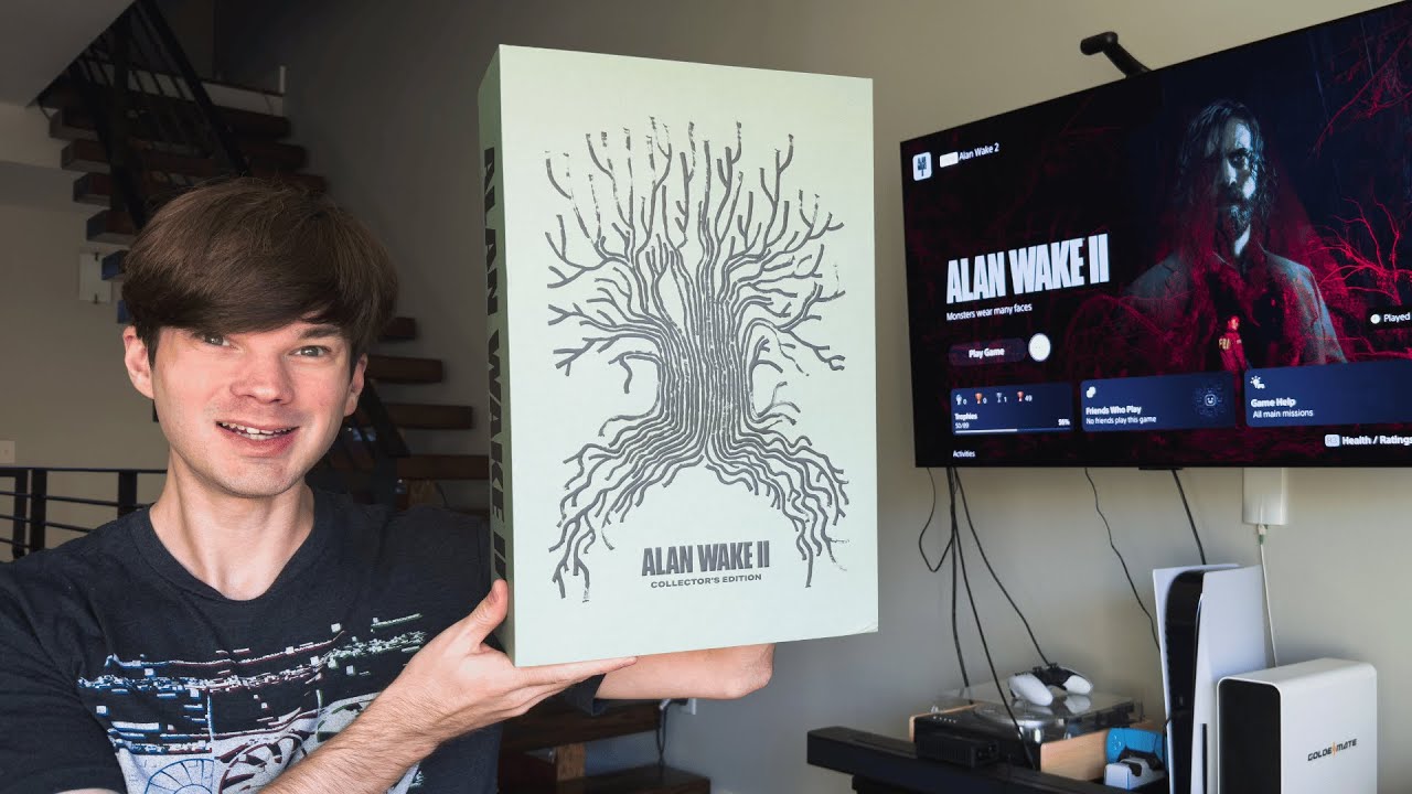 Распаковка коллекционного издания Alan Wake 2