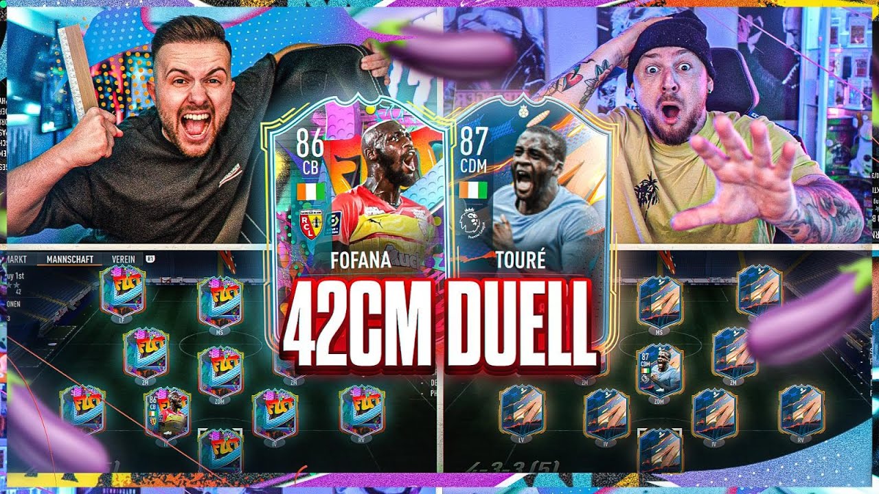 42cm TOURÉ vs 42cm FOFANA Squad Builder BATTLE ⭐️⭐️ Fifa 23 SBB @DerKeller ☠️