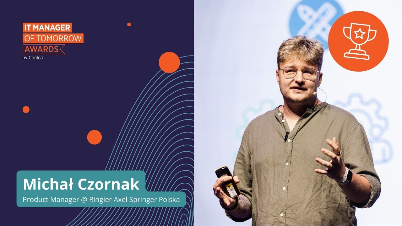 IT Manager of Tomorrow Awards. Michał Czornak