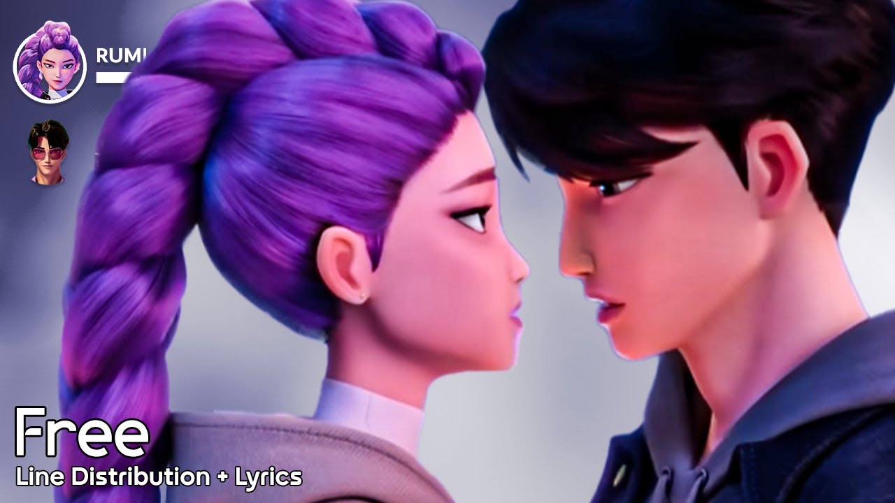RUMI & JINU - Free - Line Distribution + Lyrics #huntrix  #netflix #kpop  #trending