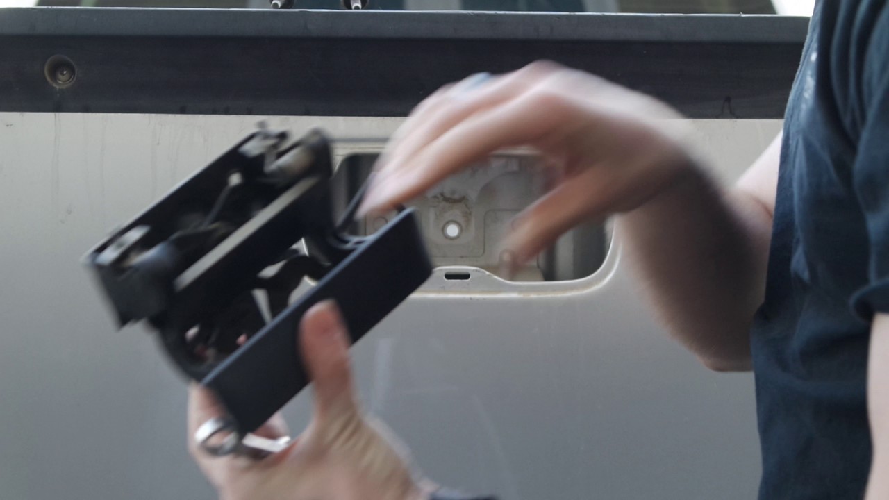 How to install a tailgate lock on a 2011 GMC Sierra or Silverado 2500HD