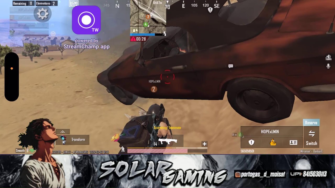 Scrims Pov| SOLAR is Live #bgmi