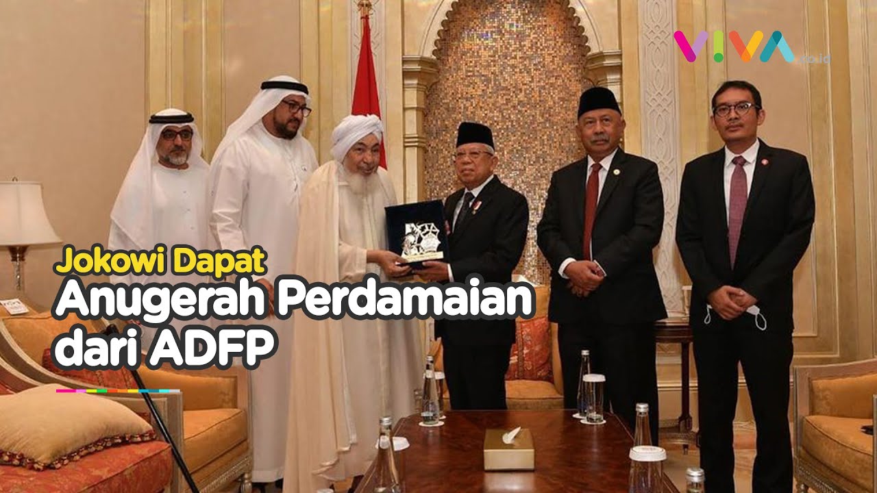 Terima Anugerah dari ADFP, Jokowi Terpilih Sebagai Tokoh Perdamaian Dunia
