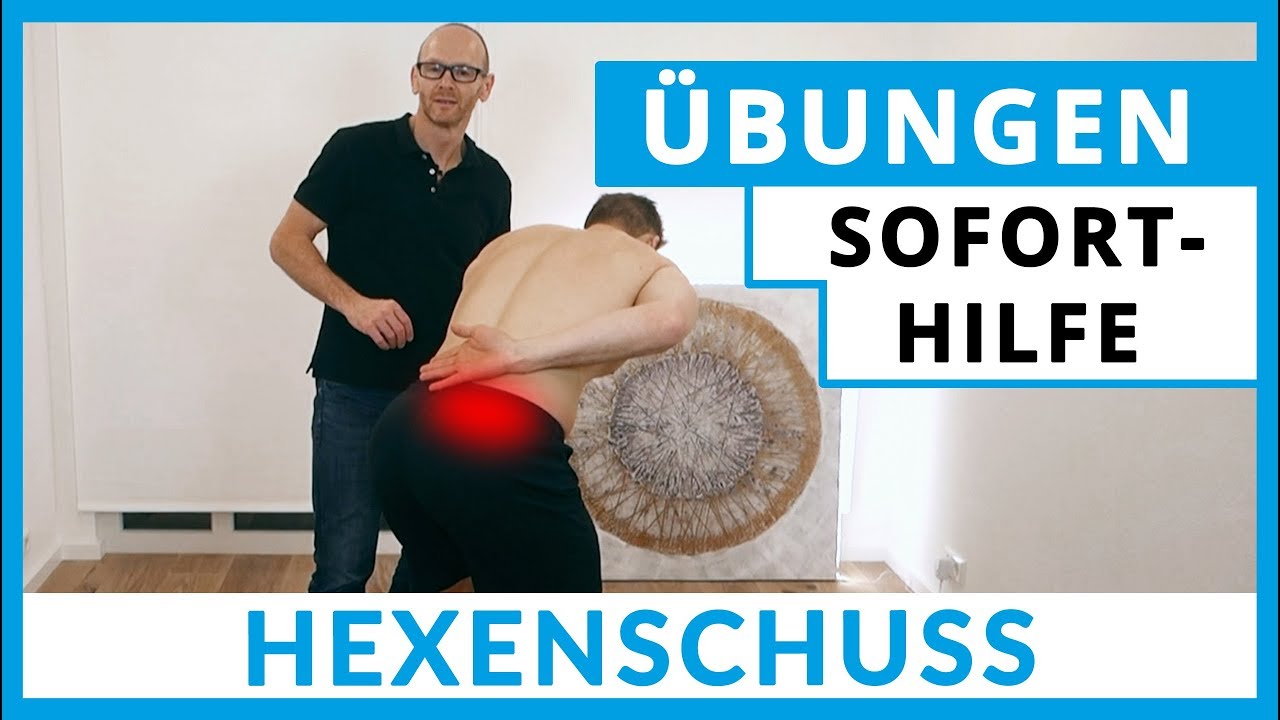 Sofort-Hilfe bei einem Hexenschuss (Lumbago) - Mit diesen Übungen