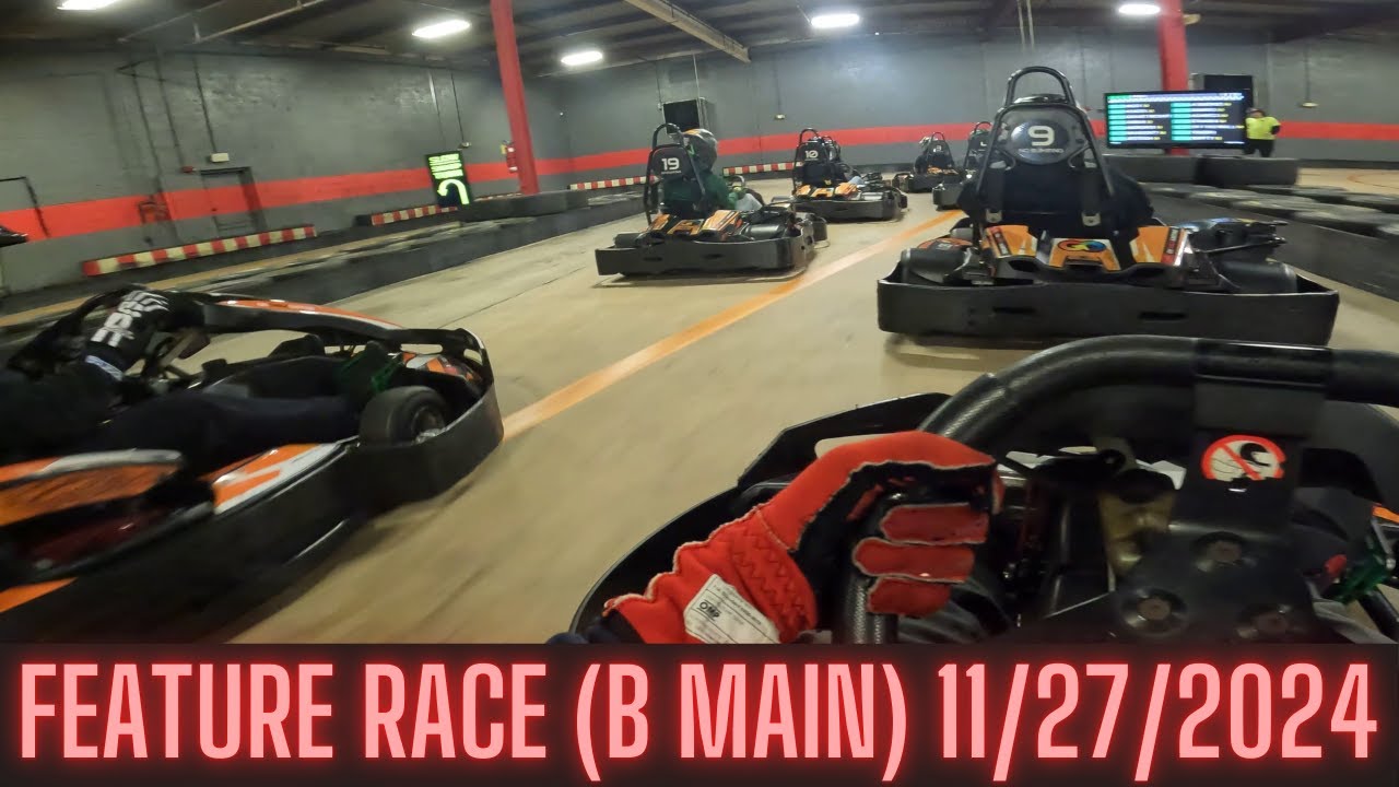 On Track Karting | Wednesday Adult League Race (B MAIN) 11/27/2024