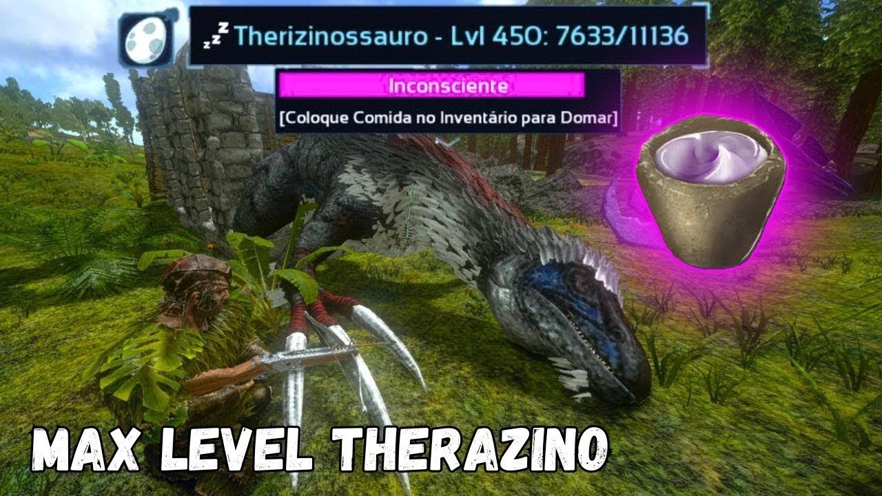 MAX LEVEL 450 THERIZINOSAURUS TAMING |ARK SURVIVAL EVOLVED MOBILE