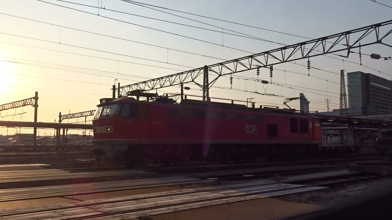 2026.03.18 貨物列車（2091列車）秋田駅発車