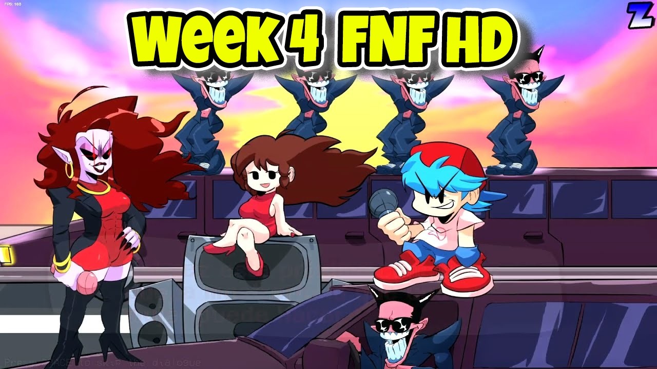 Friday Night Funkin - Week 4 HD Spanish Walkthrough (FNF HD Mod )