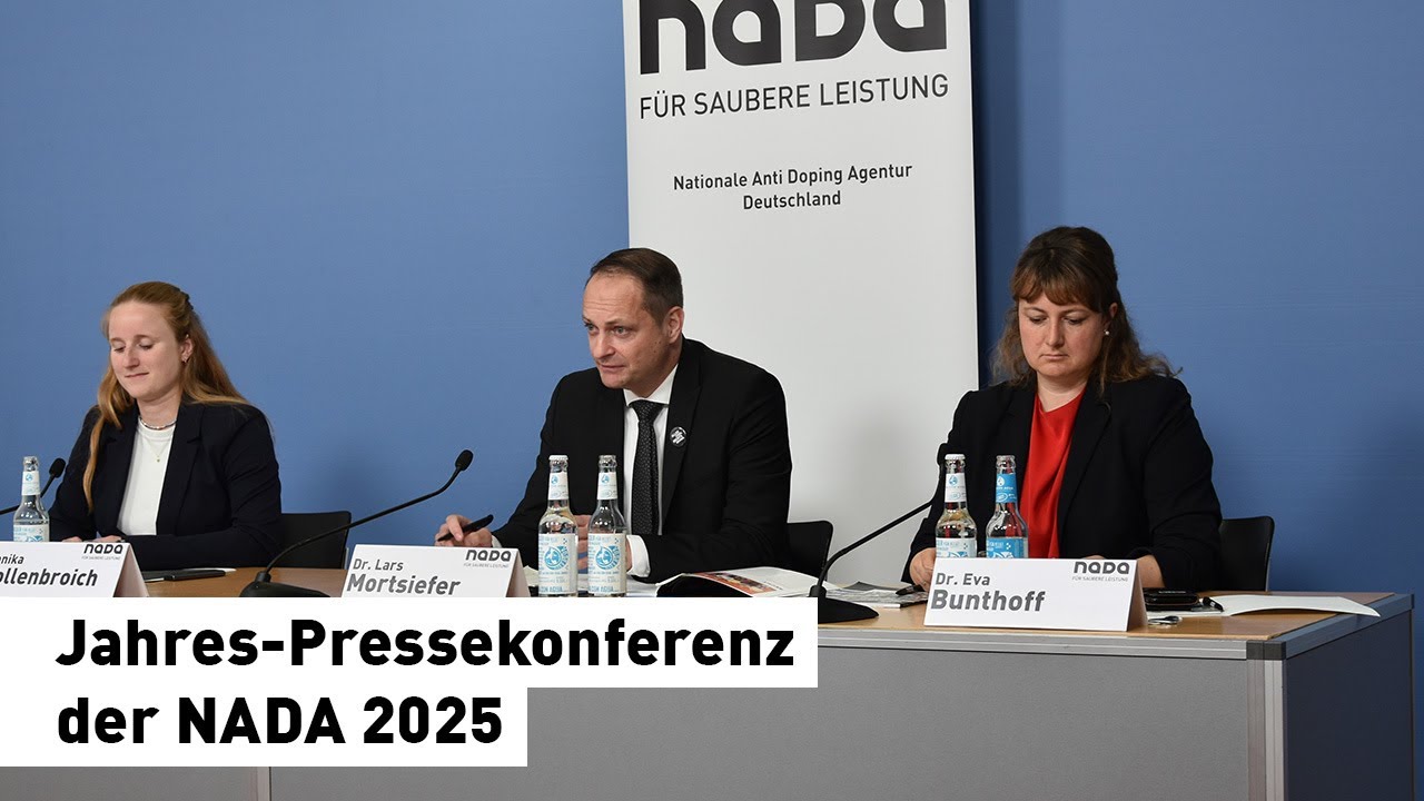 Jahres-Pressekonferenz der NADA 2025