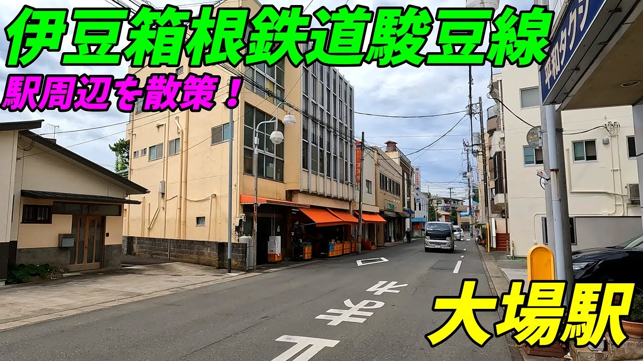 伊豆箱根鉄道駿豆線、大場駅周辺＆構内を散策！(Japan Walking around Daiba Station)