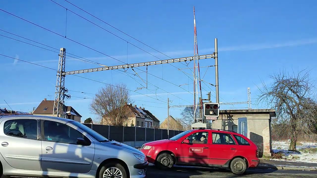 Železniční přejezd Kolín-Zálabí #1 13.1.2025