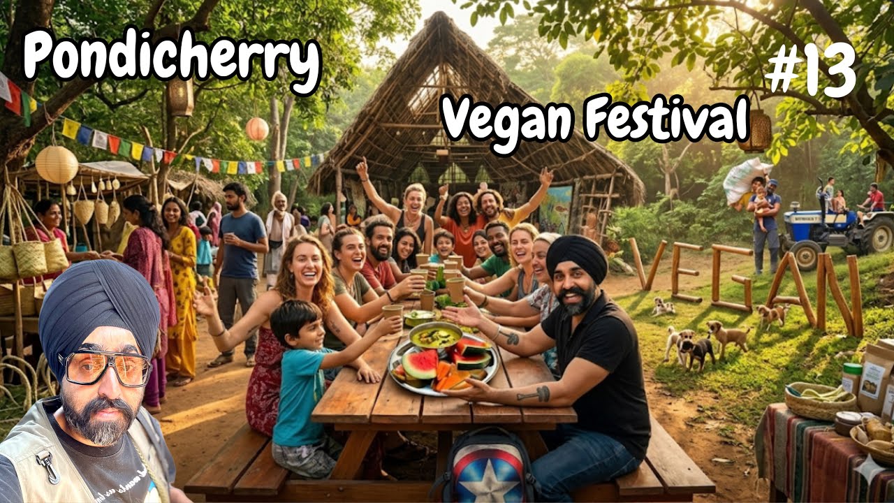 I WENT SADHANA VEGAN FOREST IN PONDICHERRY 😍 | TRAVELLING INDIA FOR FREE 🤩 EPI 13