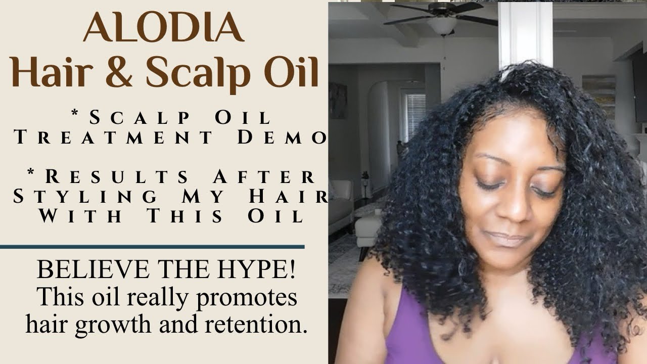 ALODIA Hair & Scalp Oil Treatment Demo. Hair Oil That Really Promotes Hair Growth & Length Retention