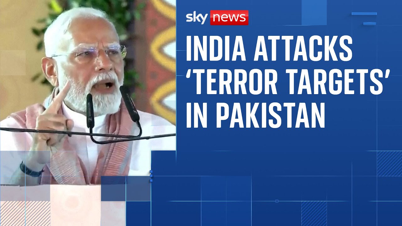 India launches missile strikes on 'terrorist infrastructure' in Pakistan