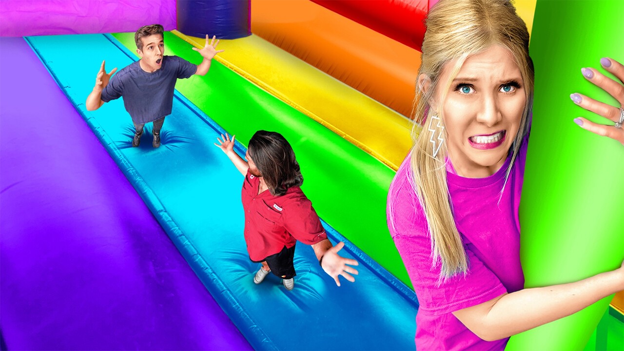 EXTREME Hide and Seek in World’s Largest Bounce House