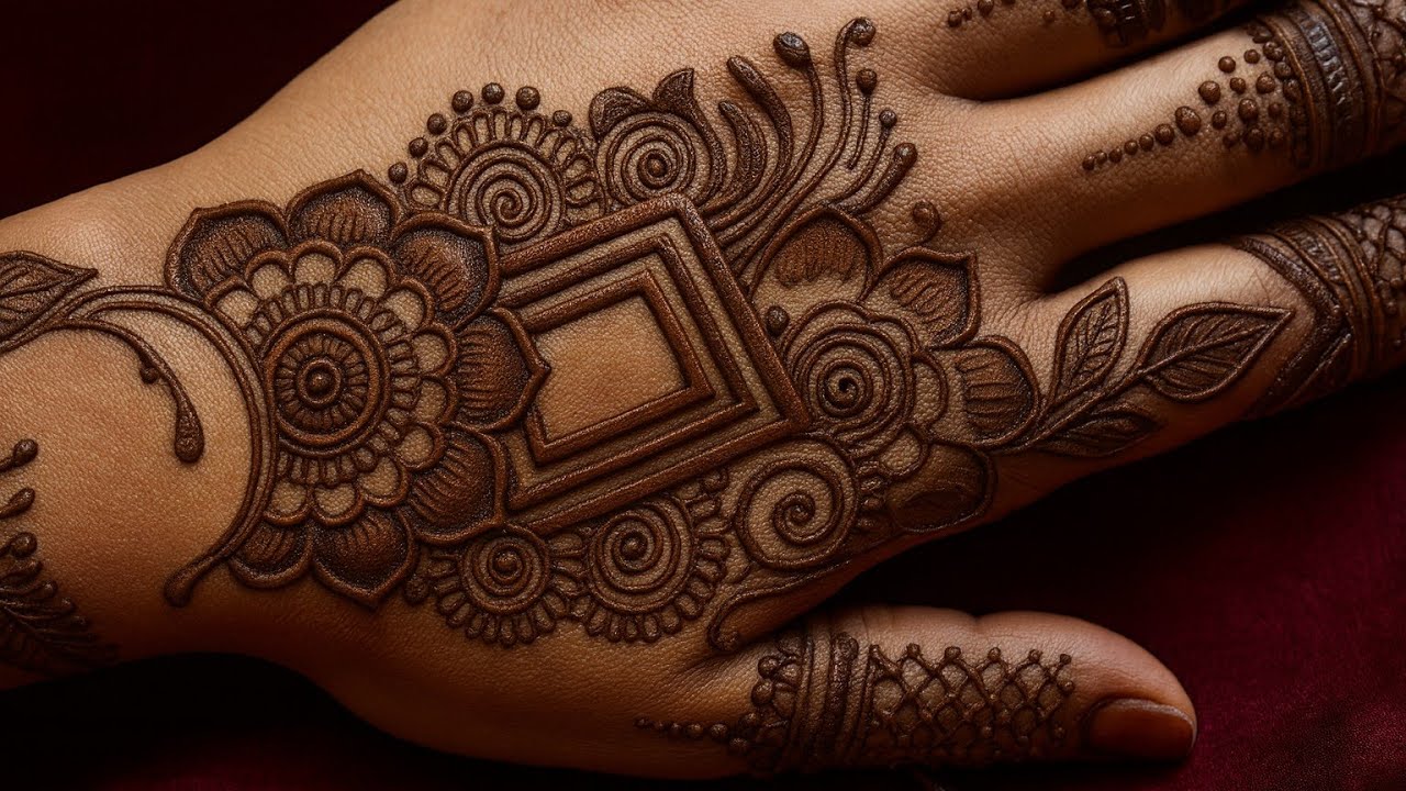 Most Trending Mehndi Design for Parties & Weddings | Back Hand Simple Arabic 