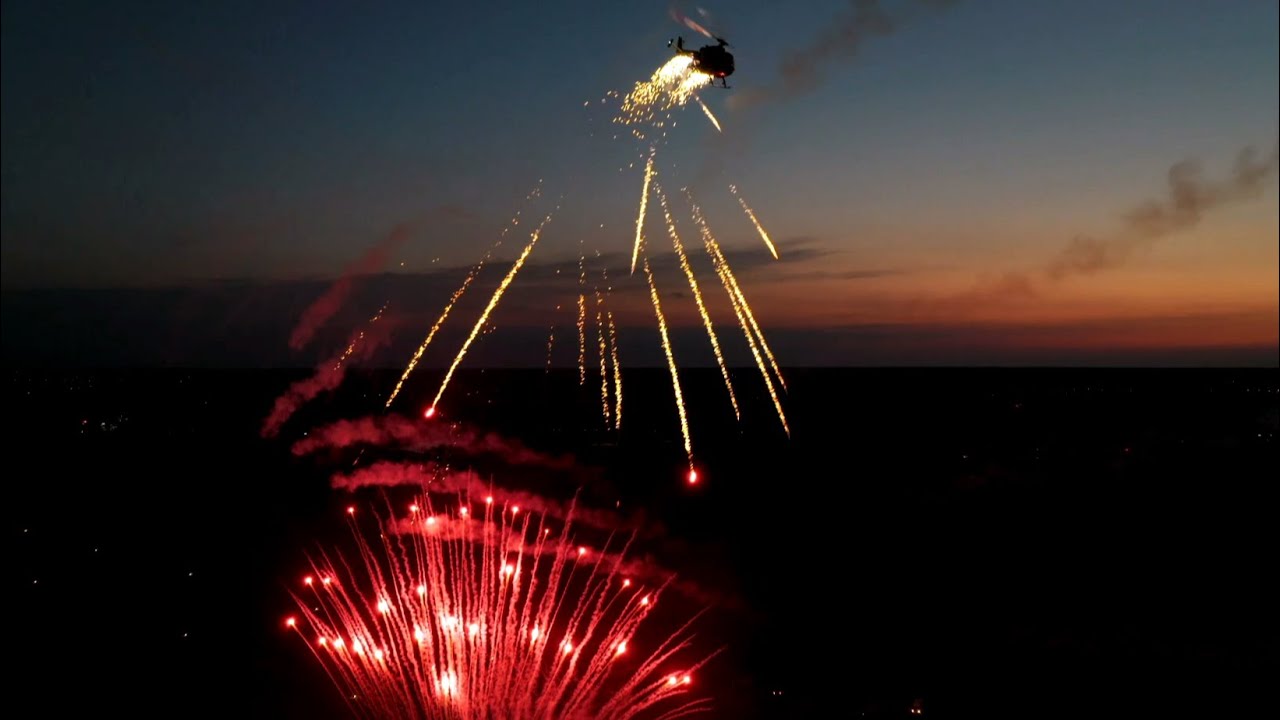 Flares & fireworks: Antidotum Airshow night display highlights 2024
