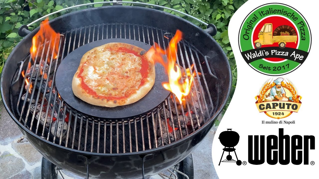 Pizza vom Weber Kugelgrill🔥 wie in der Pizzeria🍕