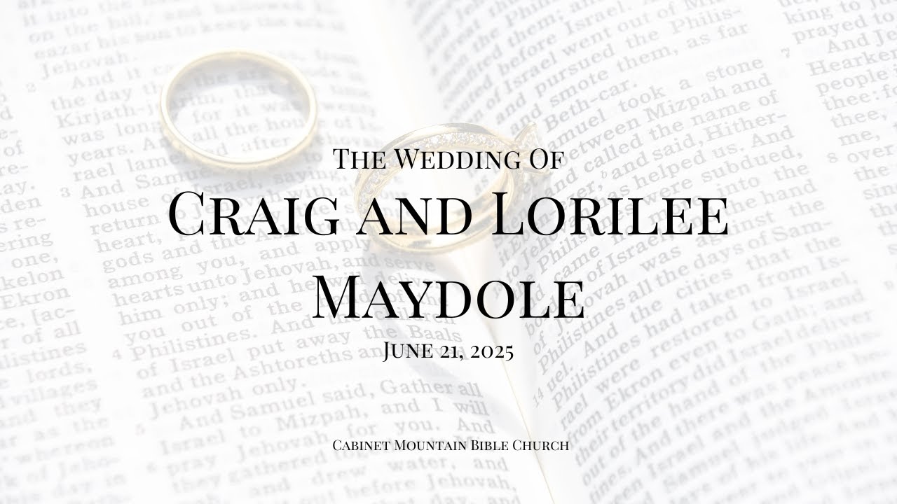 Craig and Lorilee Maydole's Wedding Ceremony - June 21, 2025