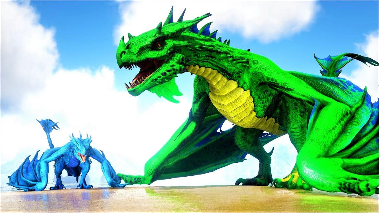 This COLOSSUS WYVERN Omega Giant MELTS EVERYTHING! | ARK Survival Evolved Modded Omega E42