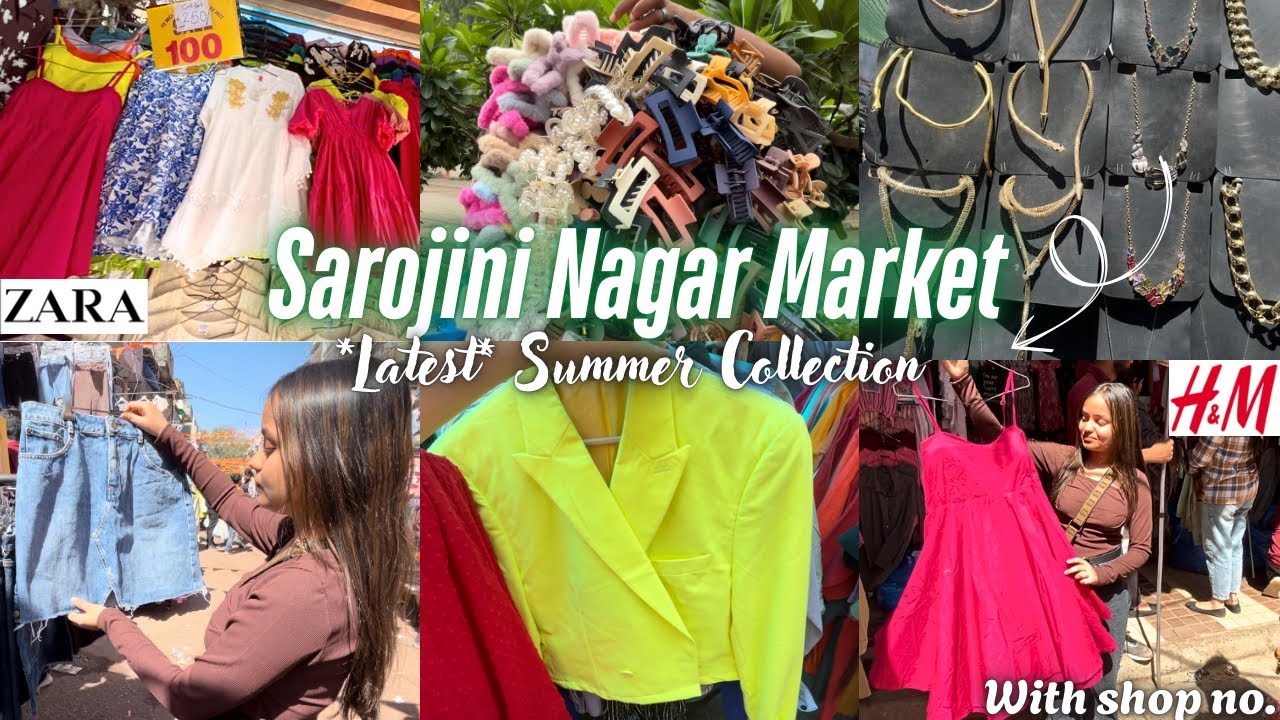 Sarojini Nagar Market Delhi✨| Latest Summer Collection 2025 With Shop Number #sarojininagar #market